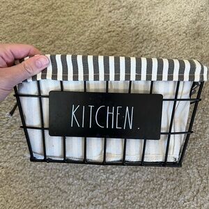 Rae Dunn Striped Kitchen Wire Basket
